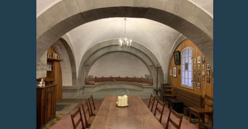 Das Zürcher Grossmünster; hier bewahrten die Zürcher ihre Stadtkasse auf.